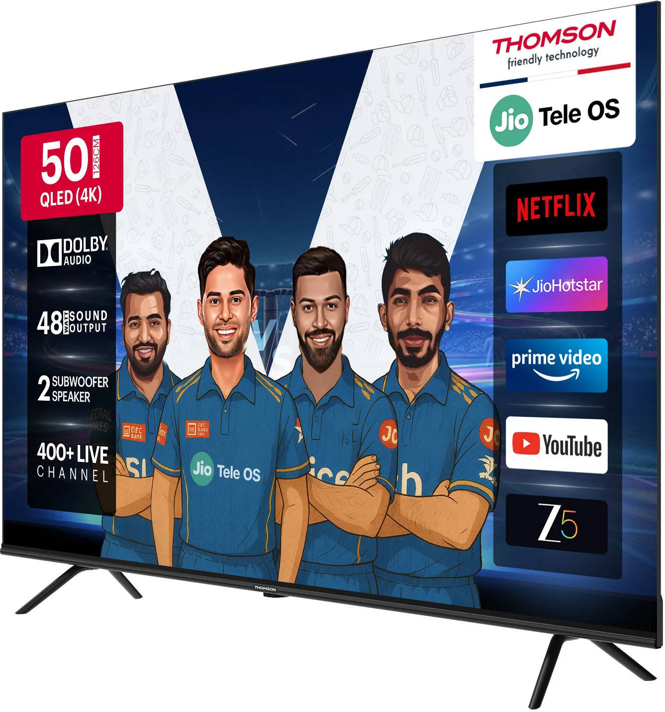 50TJQ0022 50 inch UHD Smart QLED TV