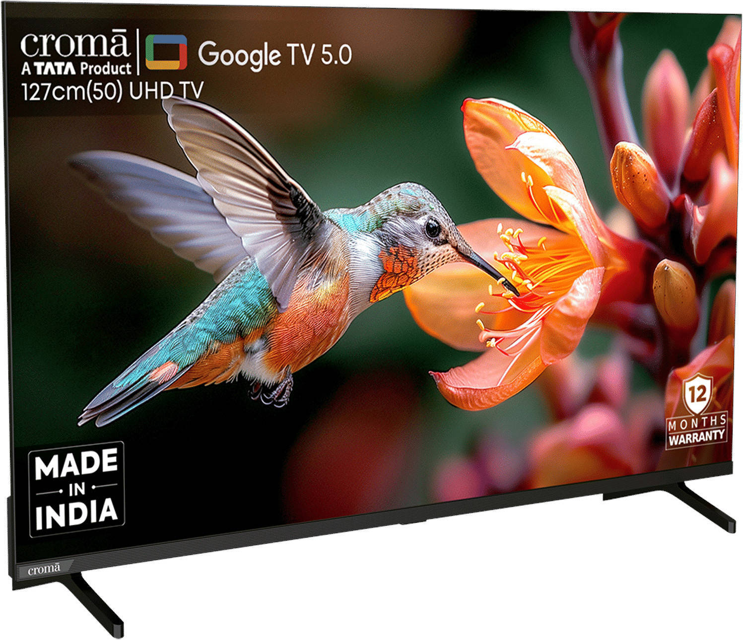 Croma CREL050UGL024650 50 inch UHD Smart LED TV Price, Specifications ...