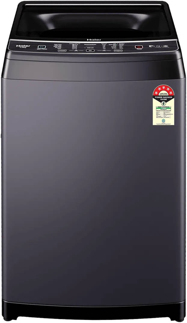 Haier 7 Kg Fully Automatic Top Load Washing Machine (HWM70-826BKNZPN1)