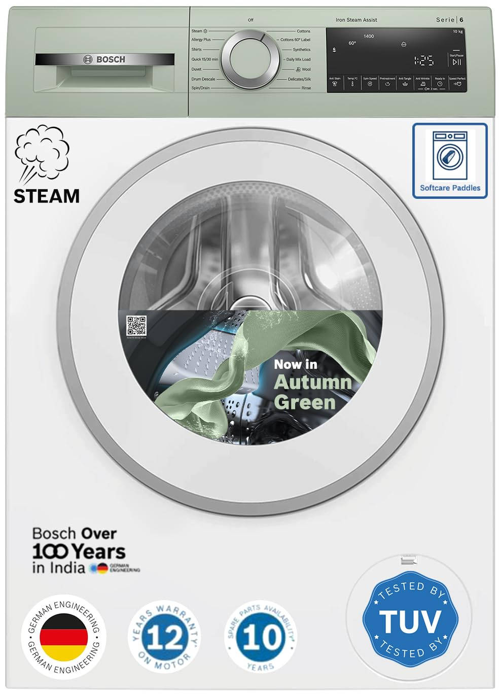 Bosch 10 Kg Fully Automatic Front Load Washing Machine (WGA254ZJIN)