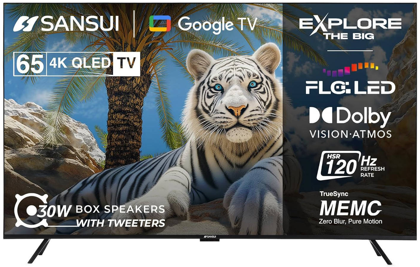 Sansui JSW65UG23Q 65 inch UHD Smart QLED TV