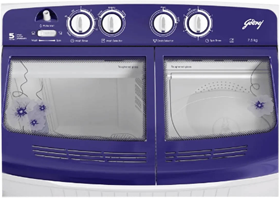 7.5 Kg Semi Automatic Top Load Washing Machine (WS EDGE 7.5 ROBL T)