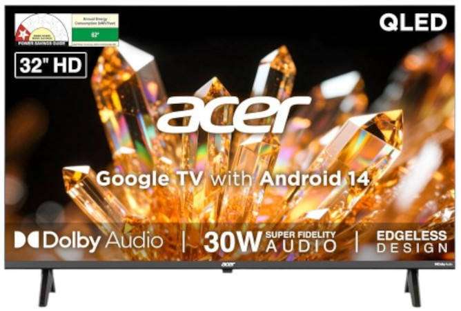 Acer Ultra V AR32QDVGU2841BD 32 inch HD ready Smart QLED TV
