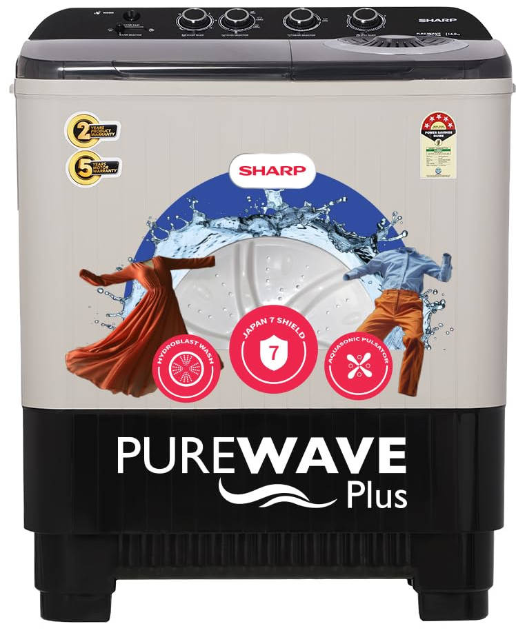 14 Kg Semi Automatic Top Load Washing Machine (ES-SD140NB-TS)