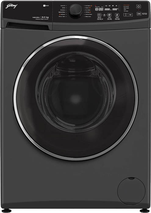 8 Kg Fully Automatic Front Load Washing Machine (WFEON RGL 8014 5.0 IDCRM MTBK)