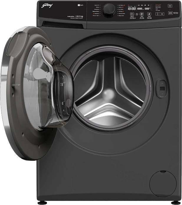 8 Kg Fully Automatic Front Load Washing Machine (WFEON RGL 8014 5.0 IDCRM MTBK)