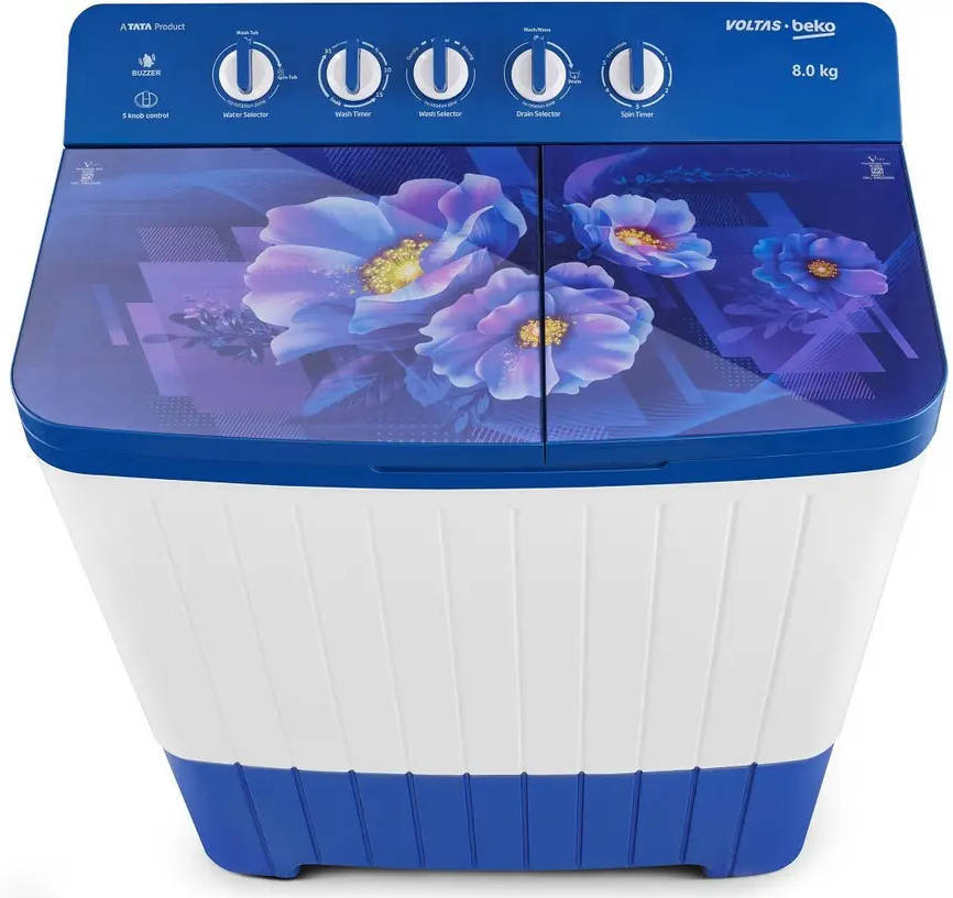 Beko 8 Kg Semi Automatic Top Load Washing Machine (WTT80UHA/OK5I0I0W07E)