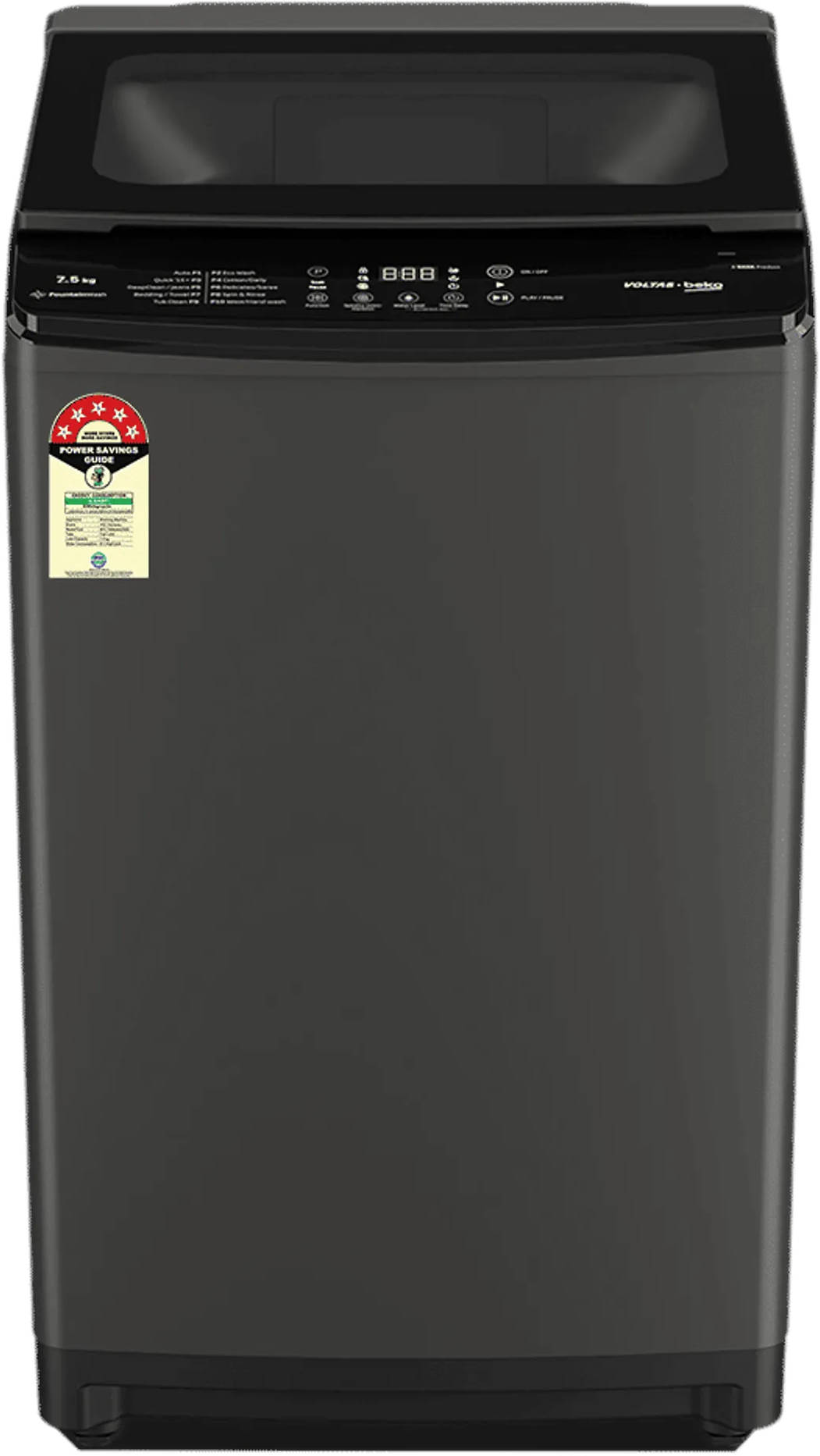 Voltas Beko 7.5 Kg Fully Automatic Top Load Washing Machine (WTL7506UAA/SPC0OD)