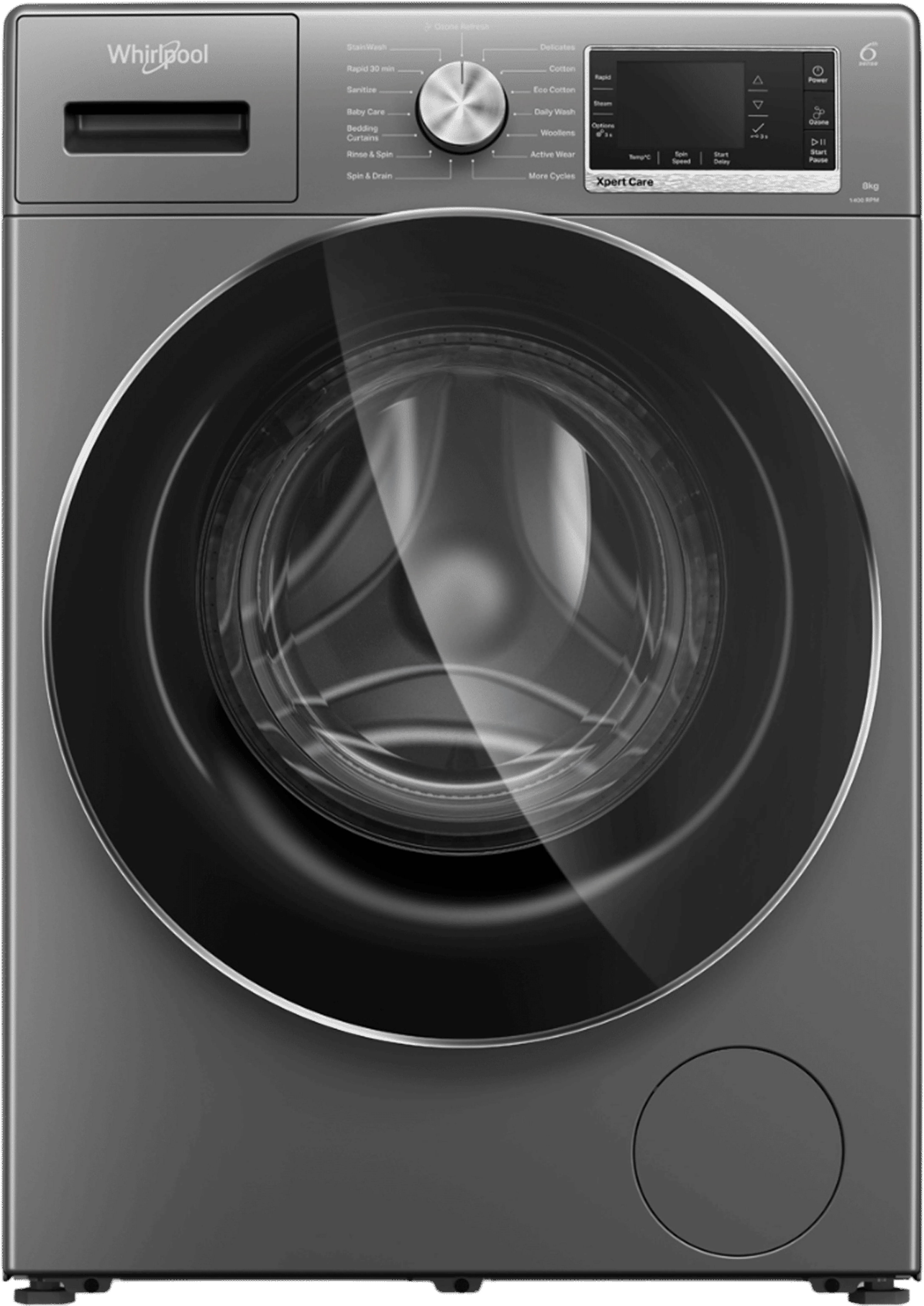 8 Kg Fully Automatic Front Load Washing Machine (Xpert Care Ozone XO8014BYM53E)