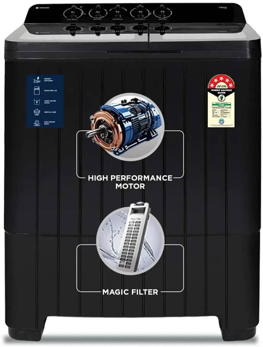14 Kg Semi Automatic Top Load Washing Machine (MTSA1405NNNDB)