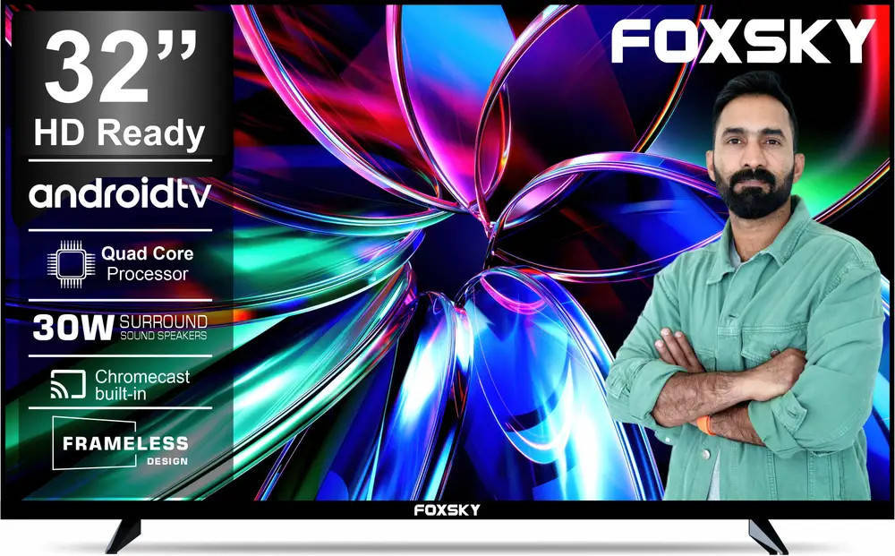 FOXSKY 32 FSELS PRO 32 inch HD ready Smart LED TV