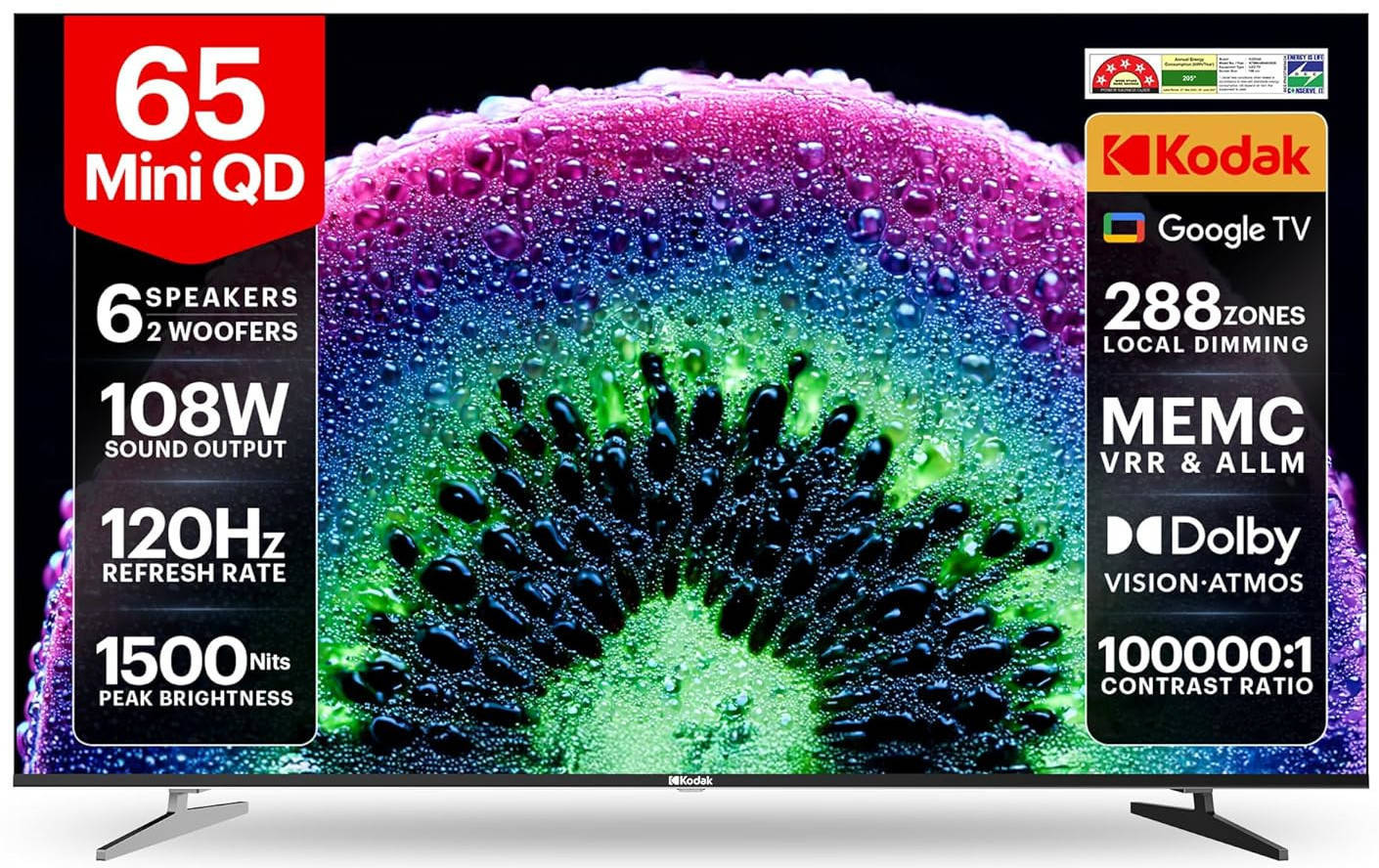 IconiK K65Mini502 65 inch UHD Smart Mini LED TV