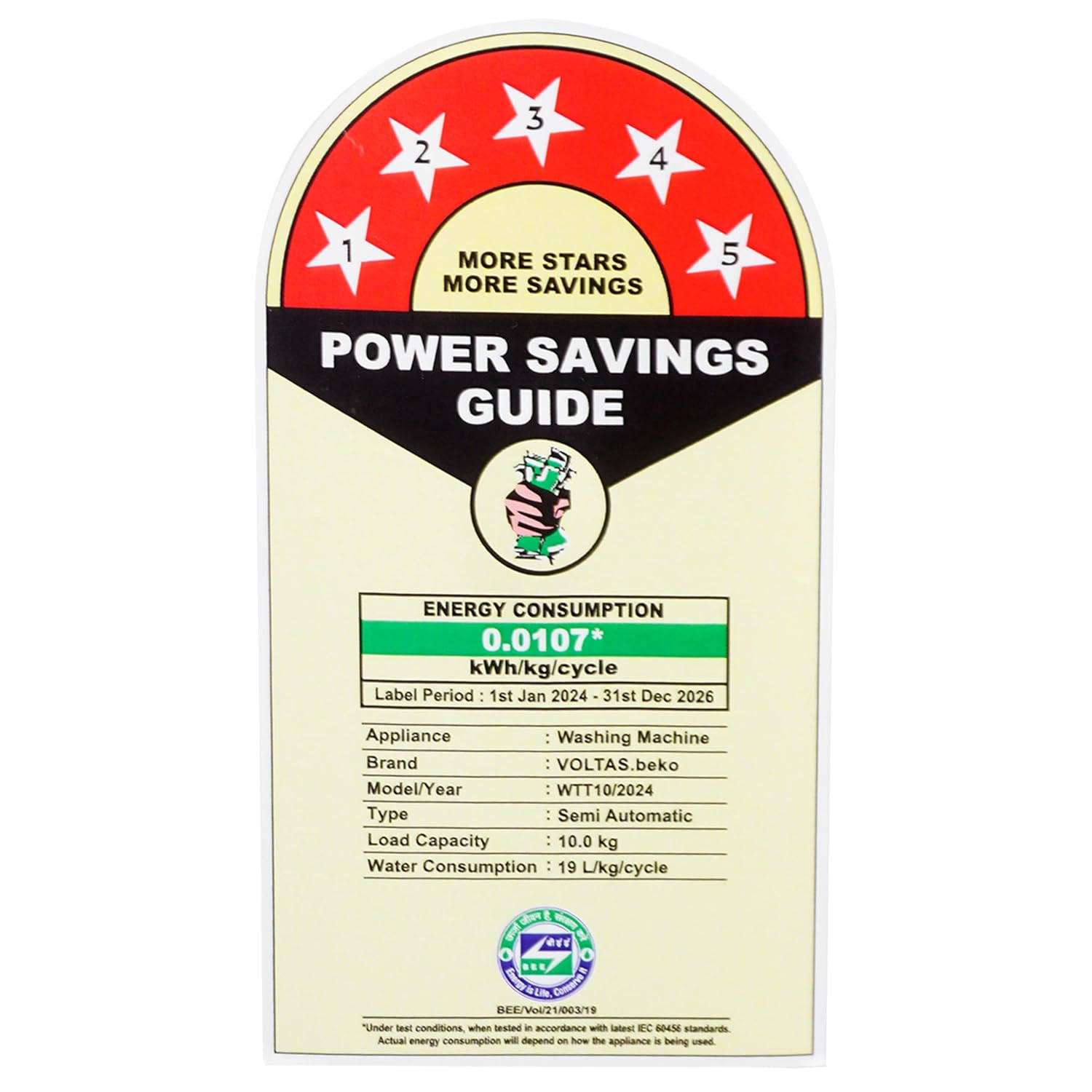 Beko 10 Kg Semi Automatic Top Load Washing Machine (WTT10/UCAGRSSWH4PTD)