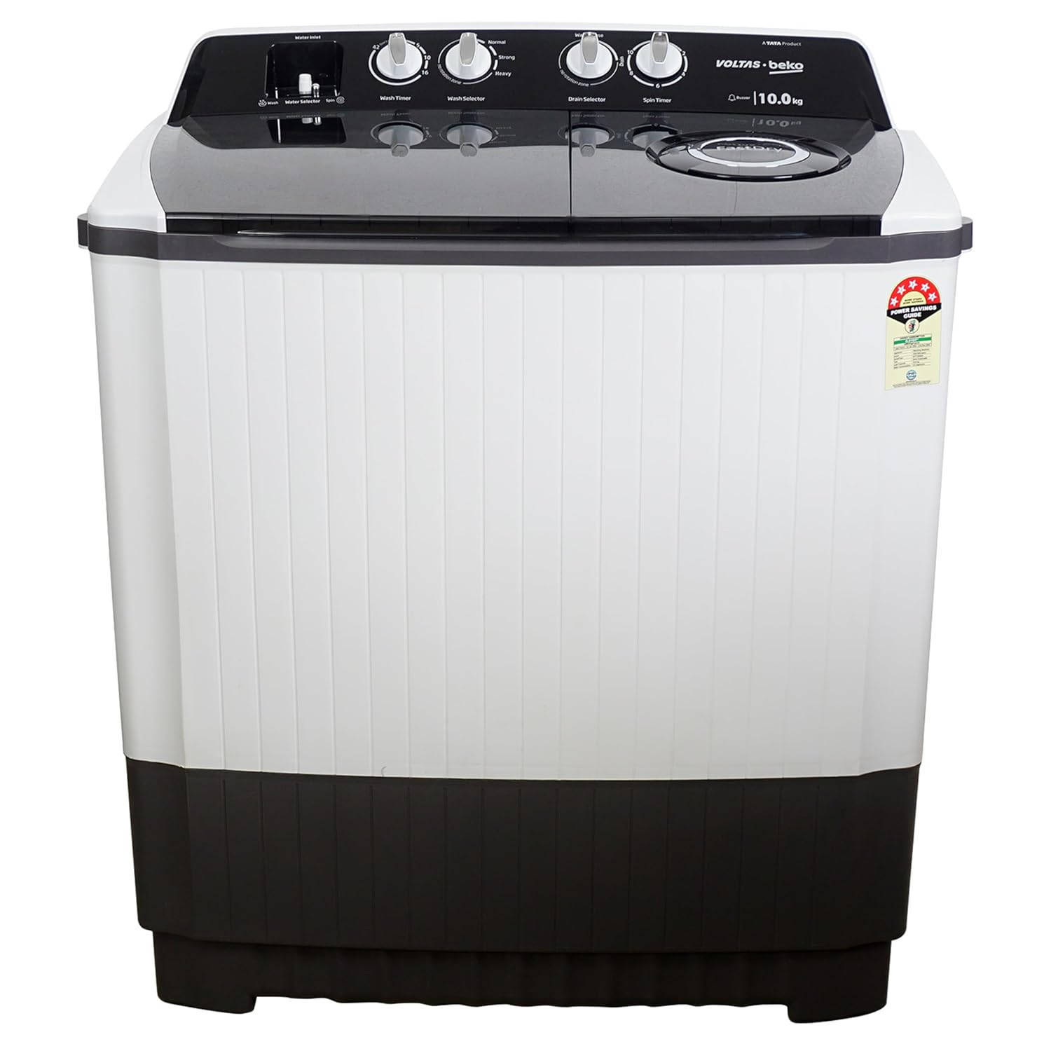 Voltas Beko Beko 10 Kg Semi Automatic Top Load Washing Machine (WTT10/UCAGRSSWH4PTD)