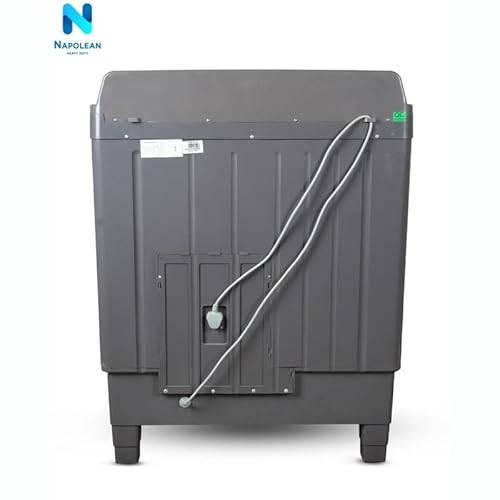 Heavy Duty 10 Kg Semi Automatic Top Load Washing Machine (Washing Machine-10kg-Black)