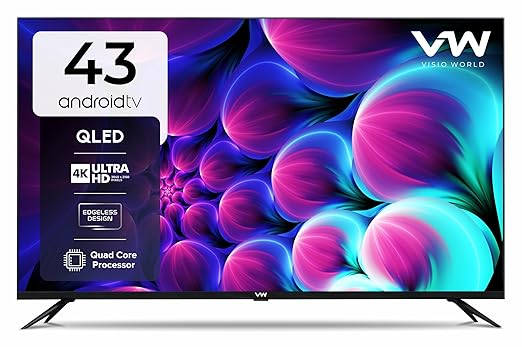 GLOW VW43PRO+ 43 inch (109 cm) QLED 4K TV