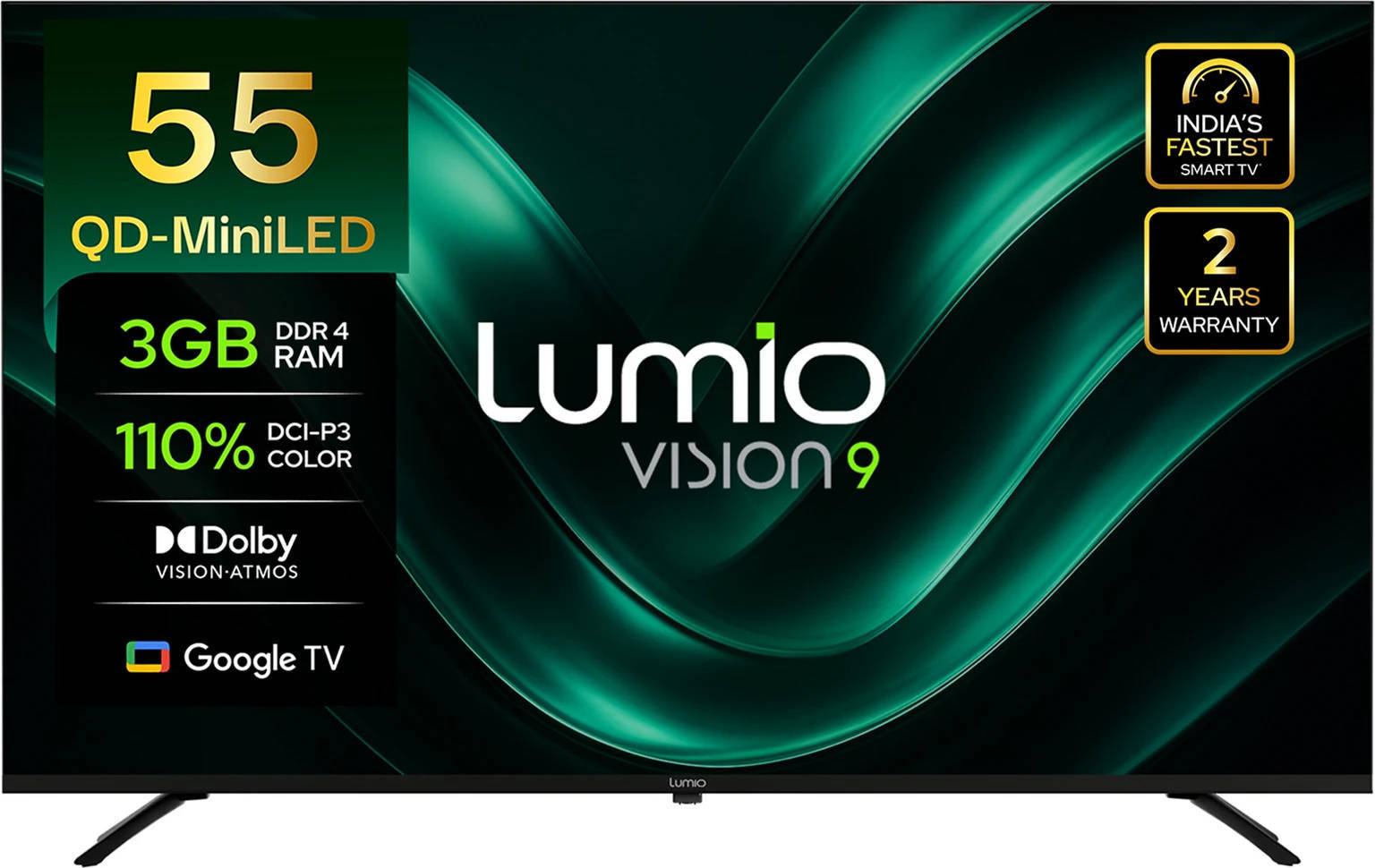 EPIC1-ADSG (2026) 55 inch (139 cm) Mini LED 4K TV