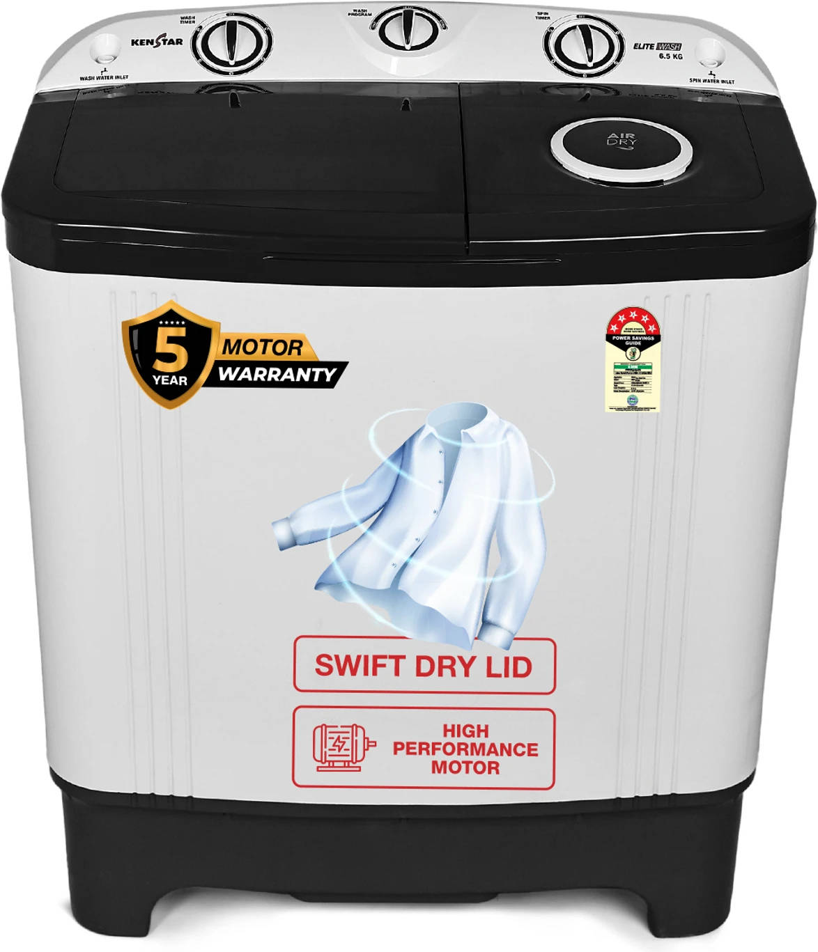 KSSA655NNNDG 6.5 Kg Semi Automatic Machines Washing Machine