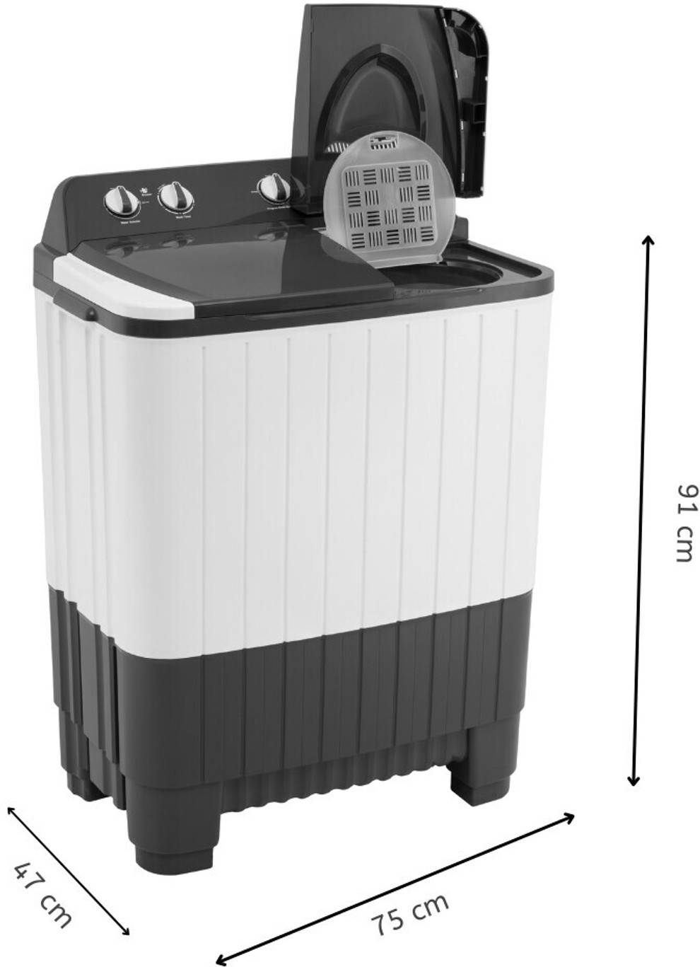 UBSA-65VR-WG 6.5 Kg Semi Automatic Machines Washing Machine