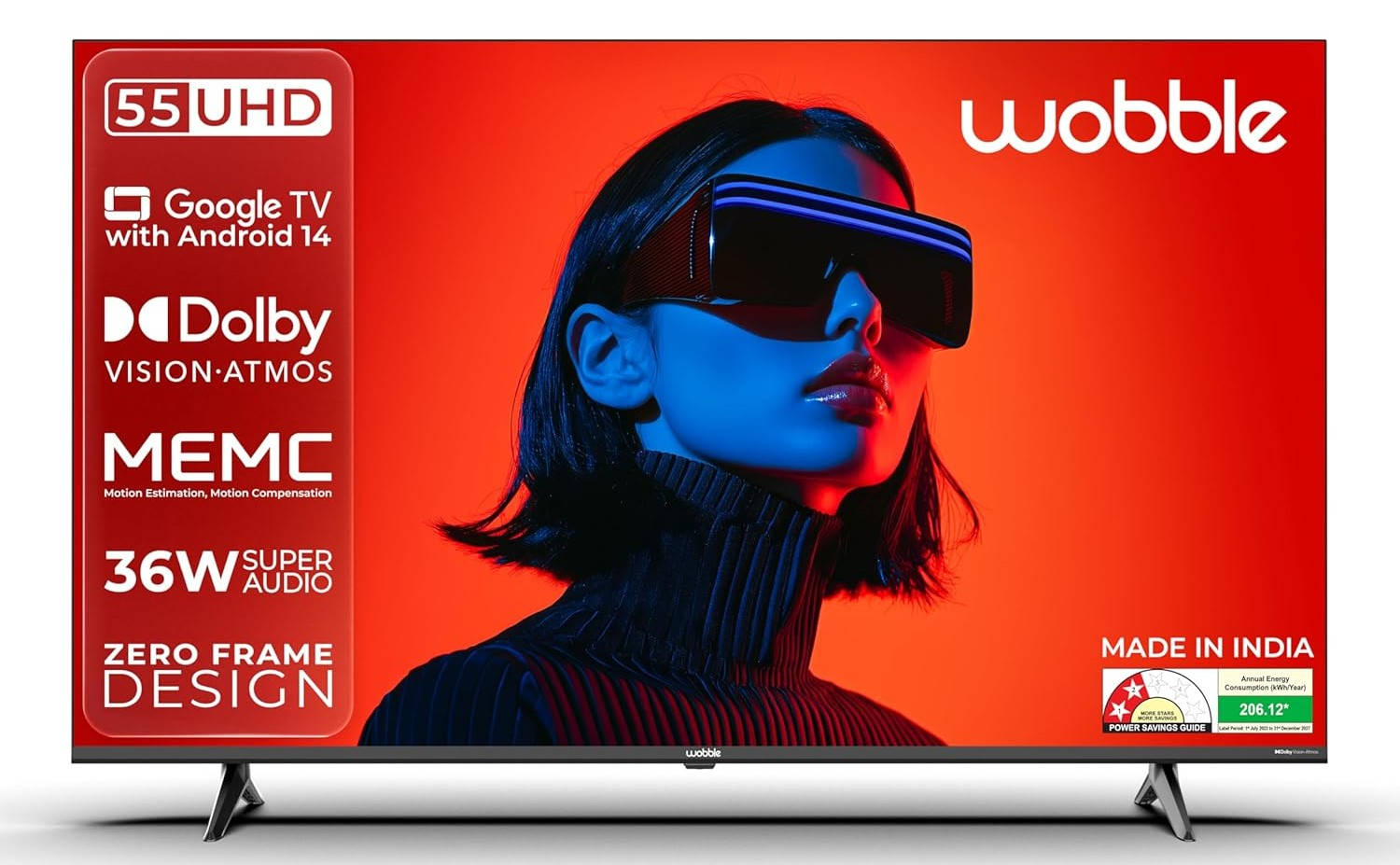 K WB55UDAGU2875D25 55 inch UHD Smart LED TV