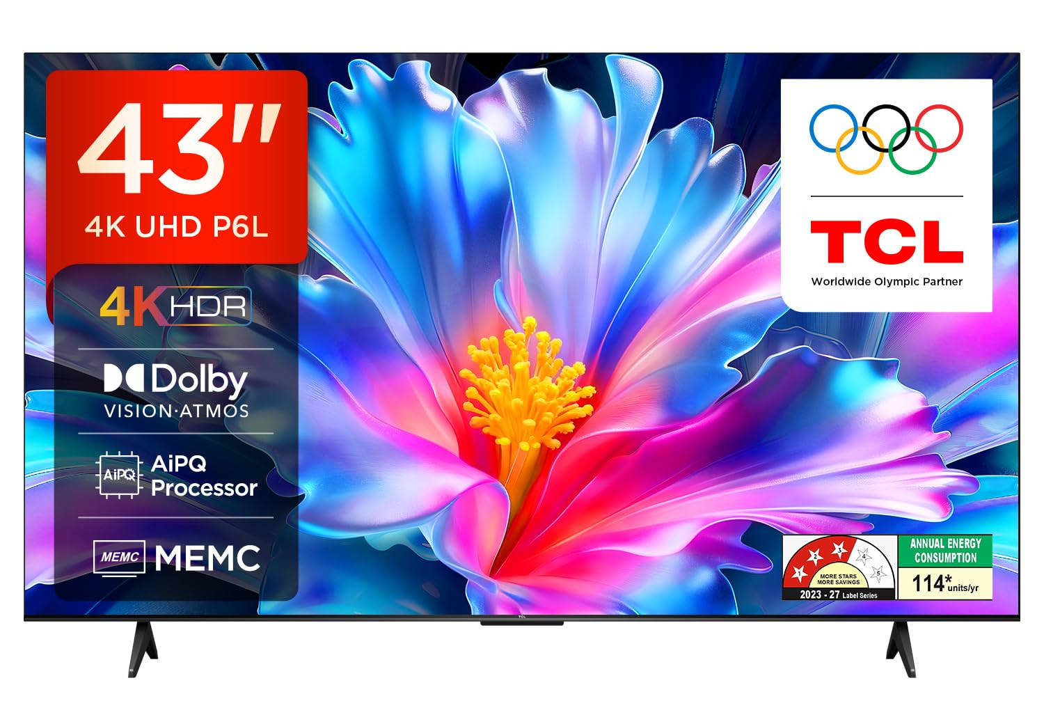 43P6L 43 inch (109 cm) LED 4K TV