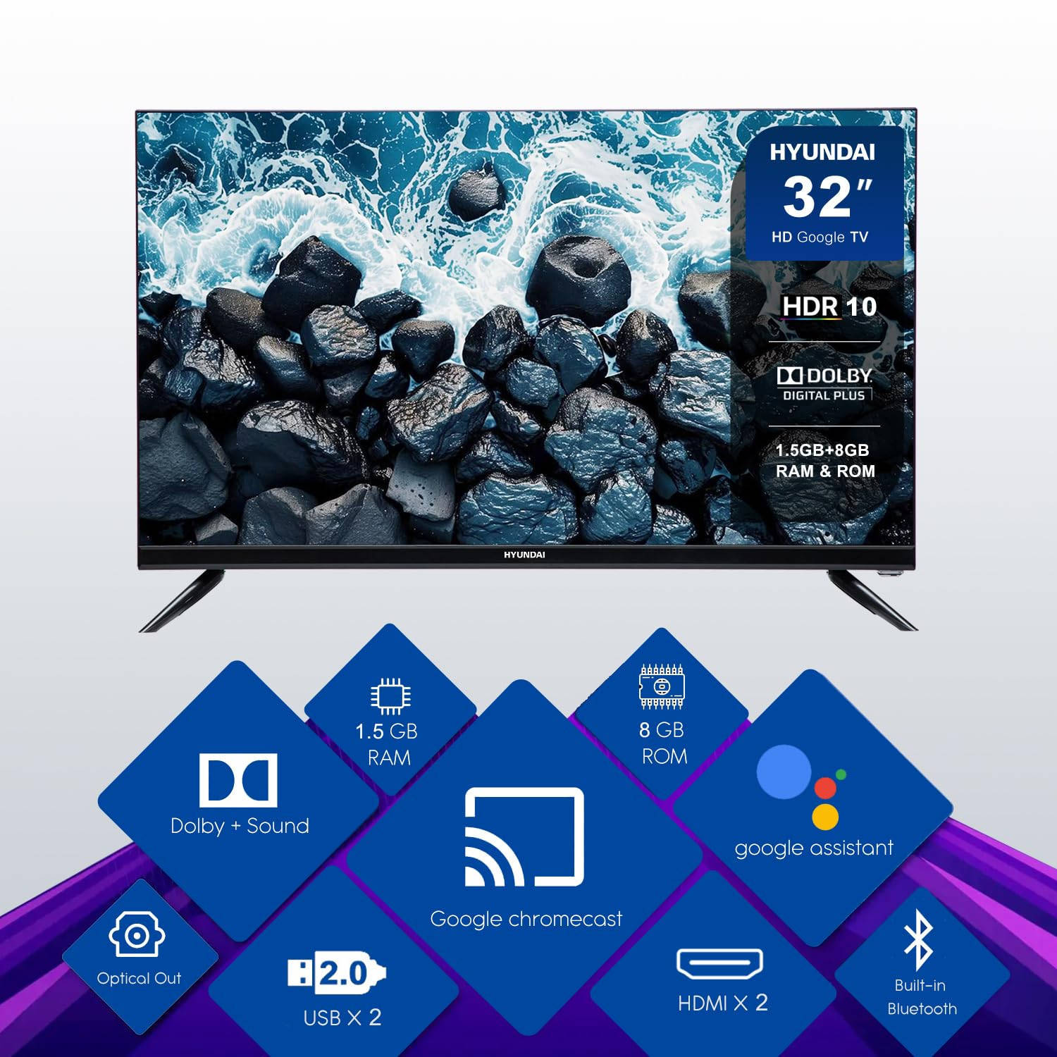 SHY32HGV05R4 32 inch HD ready Smart LED TV
