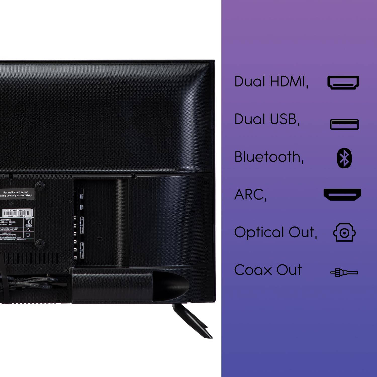 SHY32HGV05R4 32 inch HD ready Smart LED TV