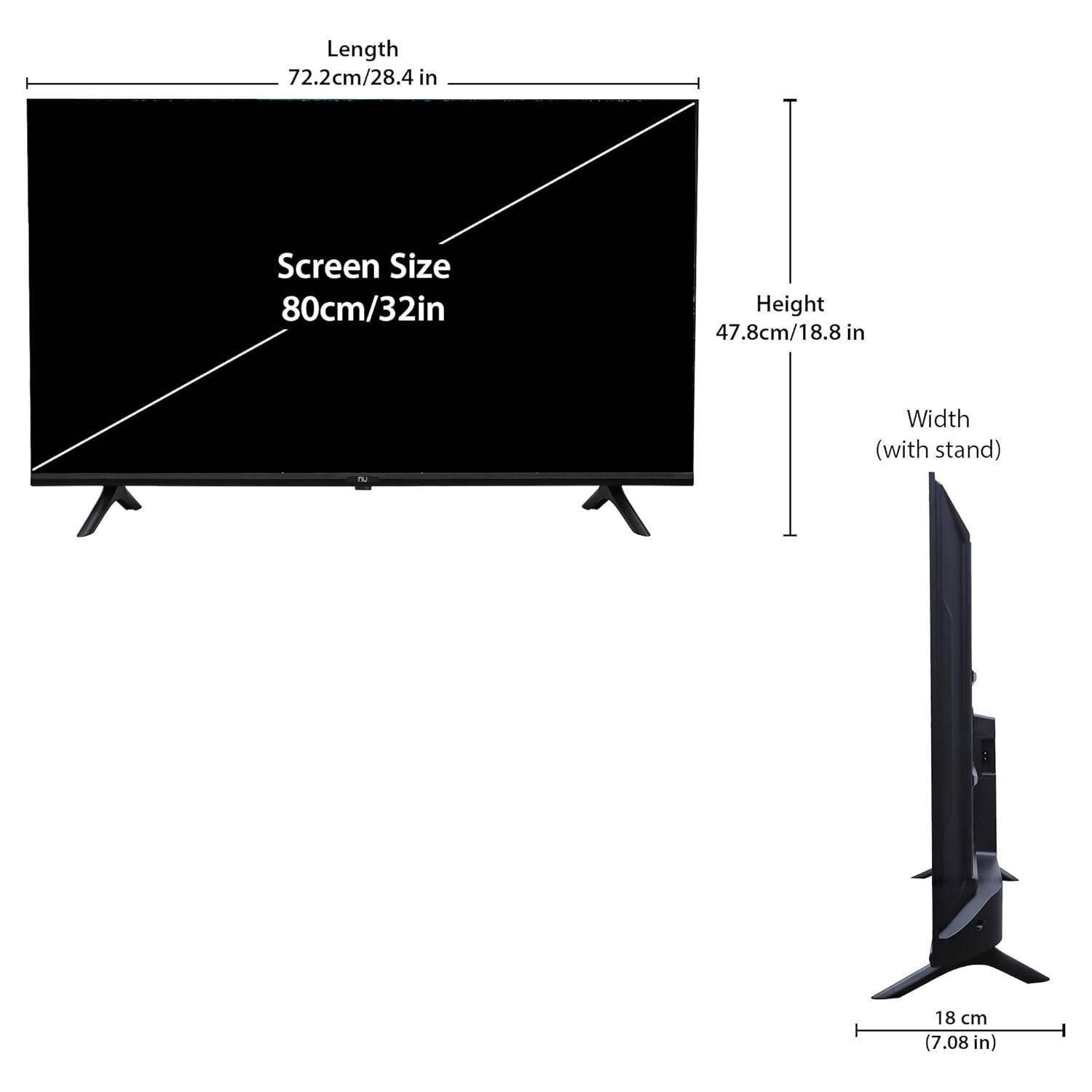 LED32QUGNX 32 inch HD ready Smart QLED TV