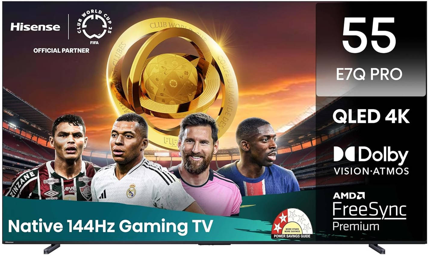 Hisense 55E7Q PRO 55 inch UHD Smart QLED TV