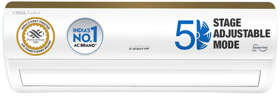 Voltas 125V Vertis Smart Elite Gold 1 Ton 5 Star Air Conditioners Air Conditioner