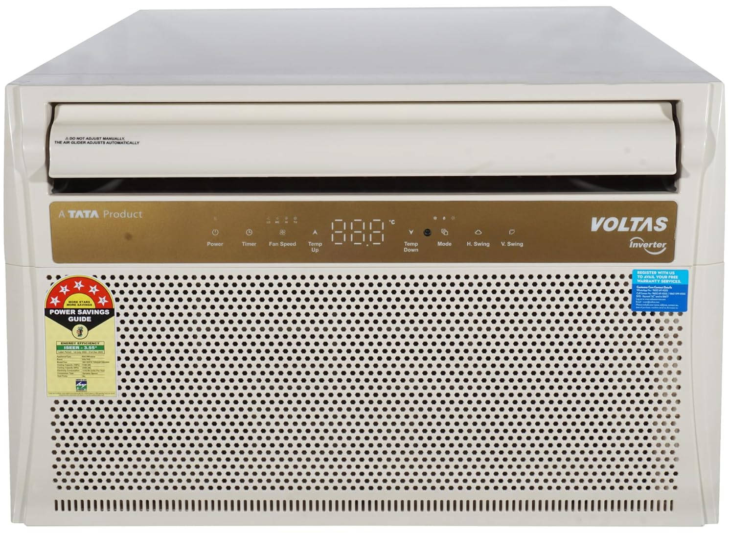 185V Vertis Topaz (4011500) 1.5 Ton 5 Star Inverter Window Air Conditioner
