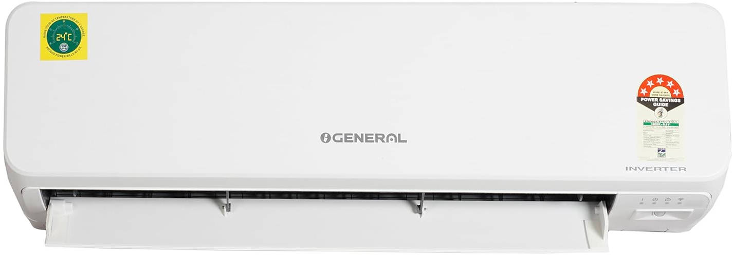 O General General ASGG18KJTA-B 1.5 Ton 5 Star Inverter Split Air ...