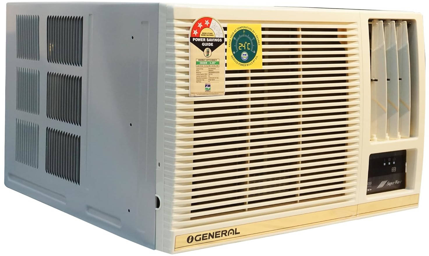 General AMGB09BBWA-B 0.8 Ton 3 Star Window Air Conditioner
