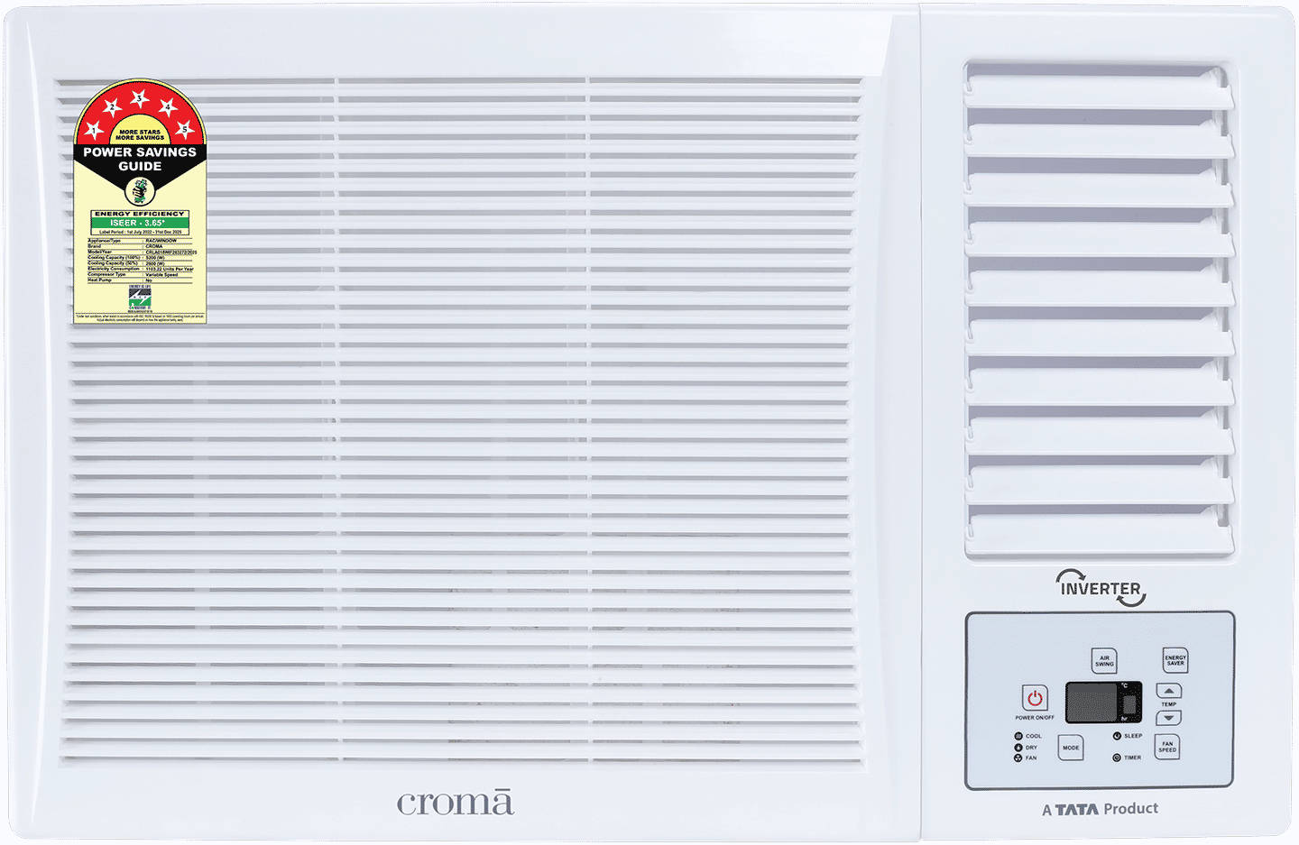 CRLA018WIF283272 1.5 Ton 5 Star Inverter Window Air Conditioner