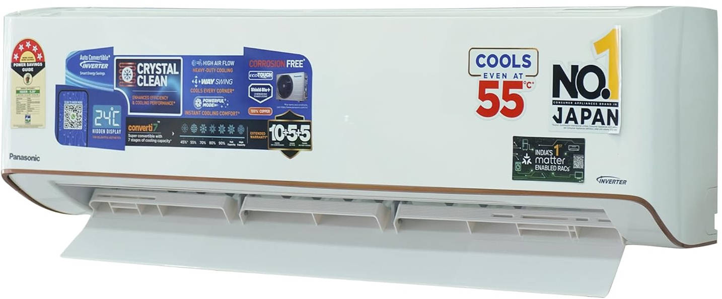 CS/CU-EU18BKY5X 1.5 Ton 5 Star Inverter Air Conditioners Air Conditioner