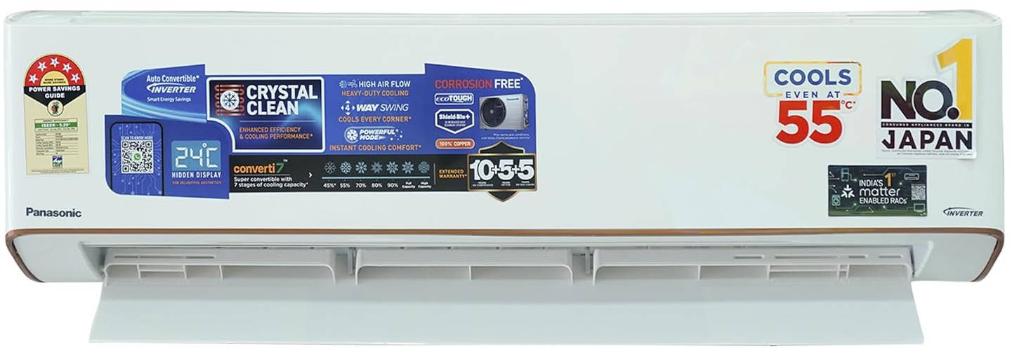 CS/CU-EU18BKY5X 1.5 Ton 5 Star Inverter Air Conditioners Air Conditioner