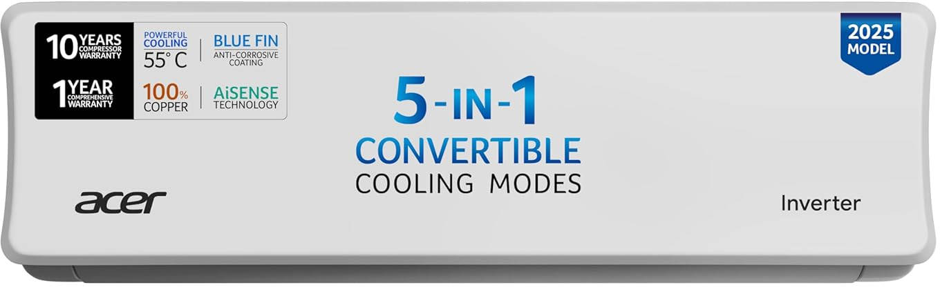 AR10AS5IS1HLE25 1 Ton 5 Star Inverter Split Air Conditioner