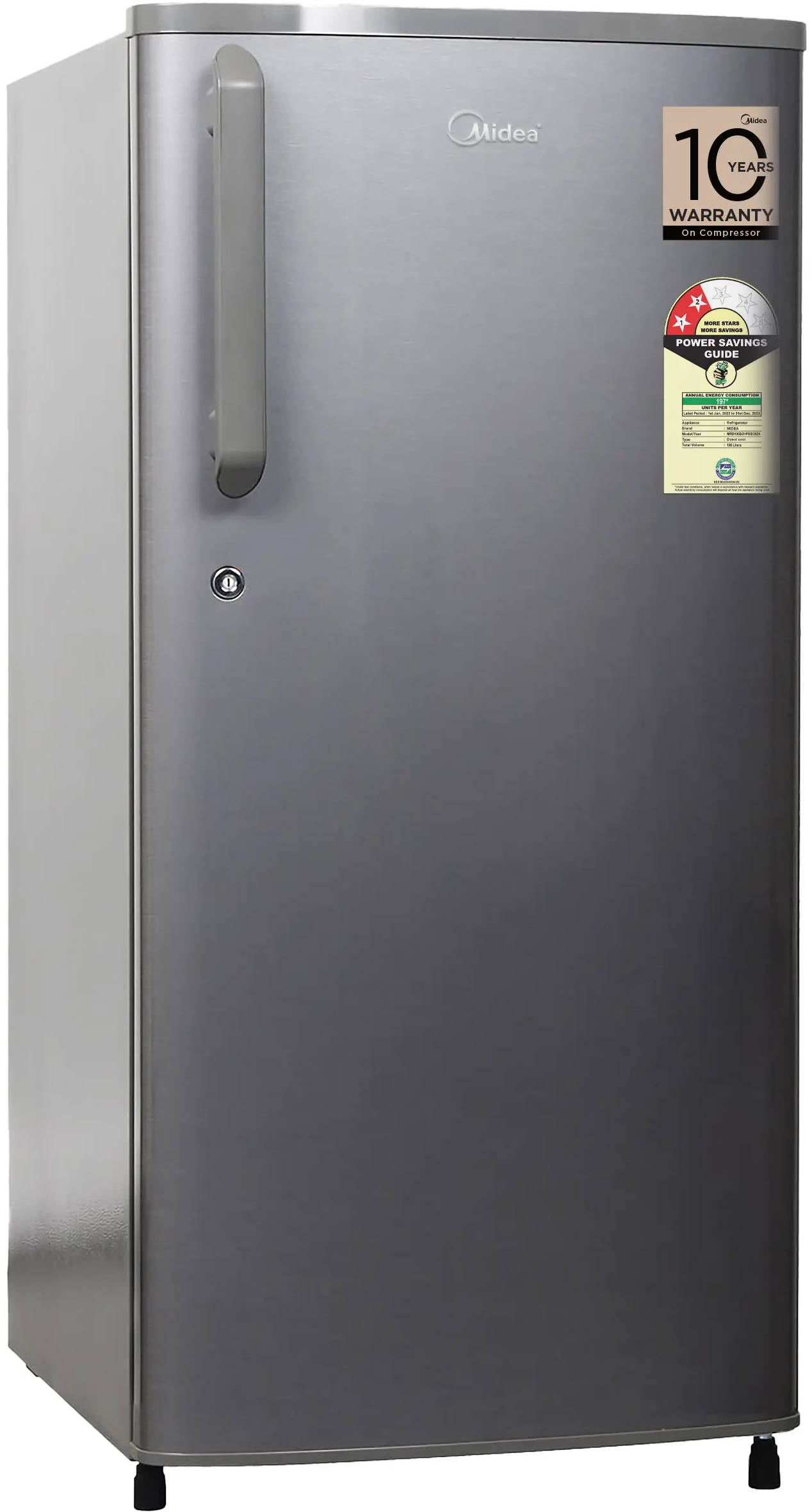 MRD190D2HPBS 190 L 2 Star Direct Cool Single Door Refrigerator