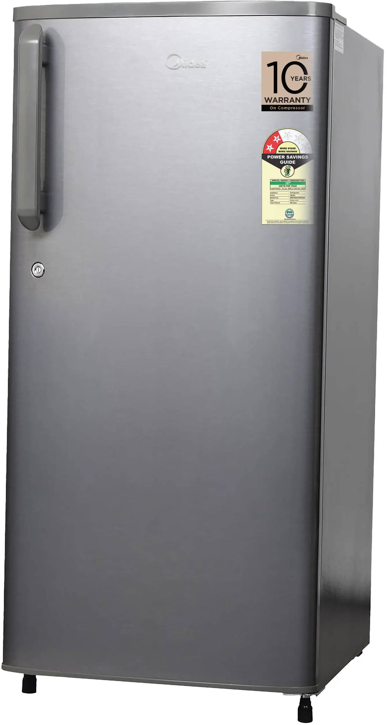 MRD190D2HPBS 190 L 2 Star Direct Cool Single Door Refrigerator