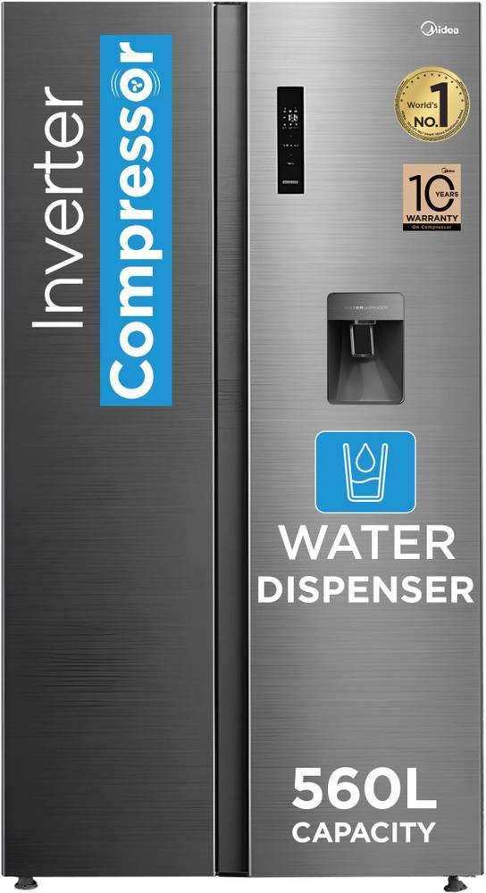 MDRS704FGF46 560 L 2 Star Inverter Frost Free Side By Side Door Refrigerator