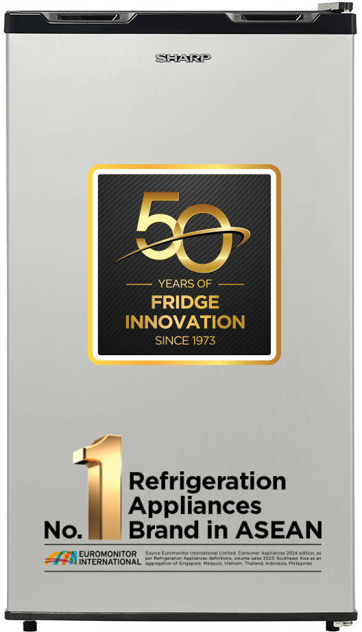 SJ-MRW101N2-PSS 92 L 2 Star Direct Cool Single Door Refrigerator