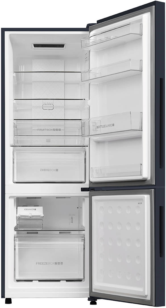 HRB-3152IBGK-P 265 L 2 Star Frost Free Bottom-Mount Freezer Refrigerator