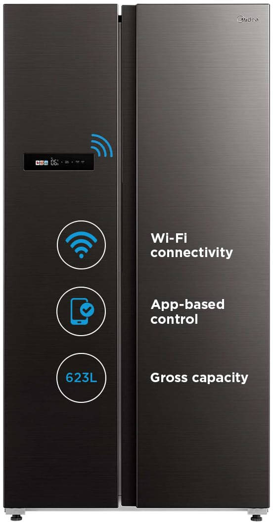 MDRS791MIF28IND 592 L Inverter Frost Free Side By Side Door Refrigerator