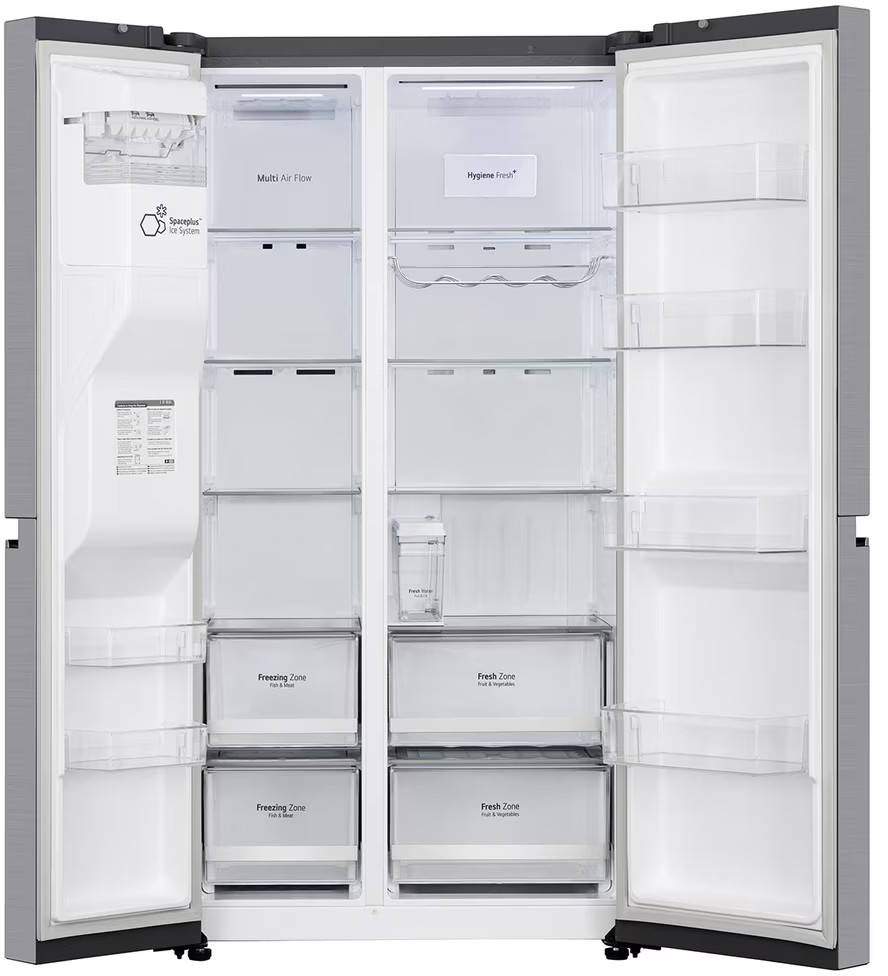 GL-L257CPZ3 630 L 3 Star Inverter Frost Free Side By Side Door Refrigerator