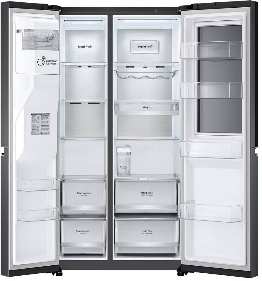 GL-X257AMC3 630 L 3 Star Inverter Frost Free Side By Side Door Refrigerator