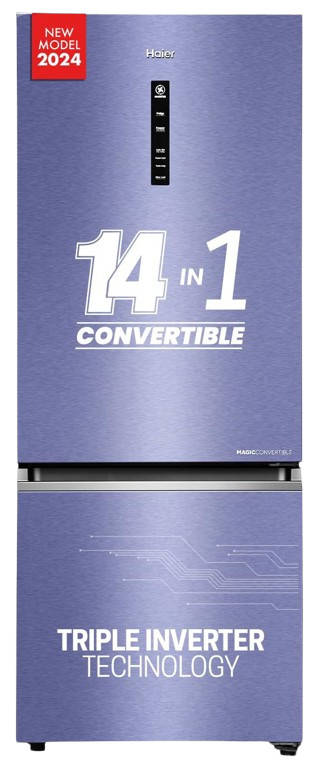 HEB-333SI-P 325 L 3 Star Frost Free Bottom-Mount Freezer Refrigerator