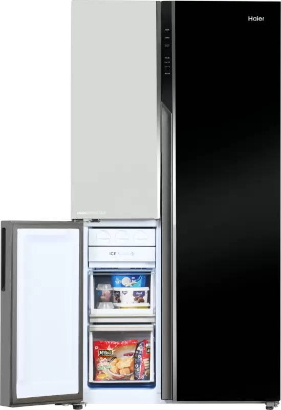 HRT-683KWG-P 598 L 3 Star Inverter Frost Free Side By Side Door Refrigerator