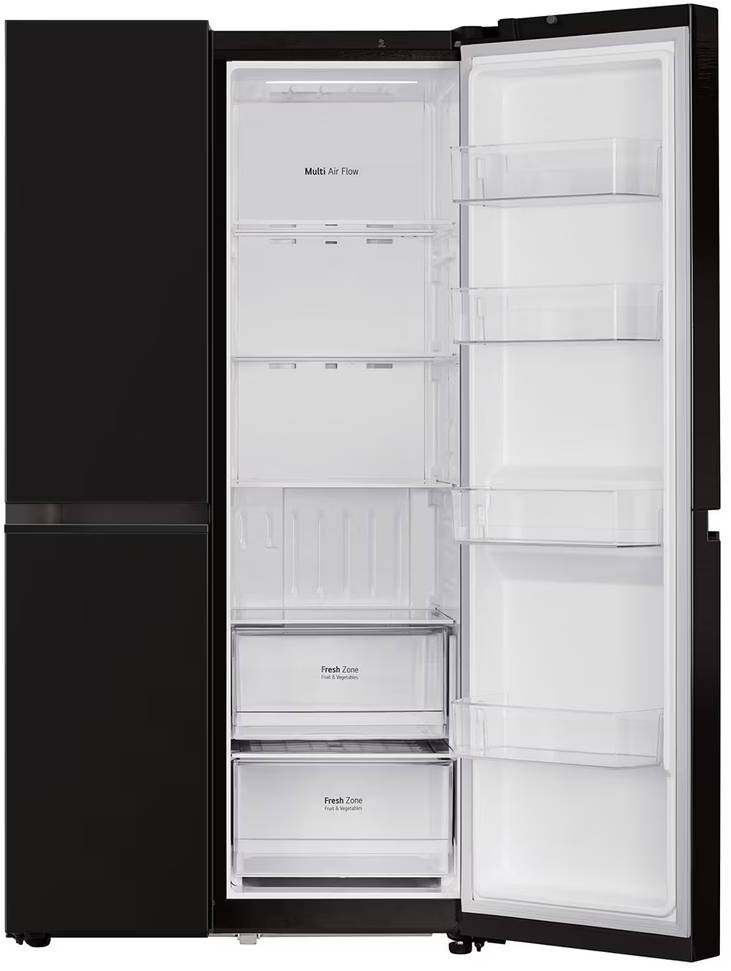 GL-B257JWB3 650 L 3 Star Inverter Frost Free Side By Side Door Refrigerator