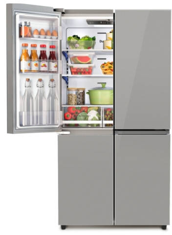 RM EONVELVET 685 RIT IN ST 670 L 4 Star Inverter Frost Free French Door Refrigerator