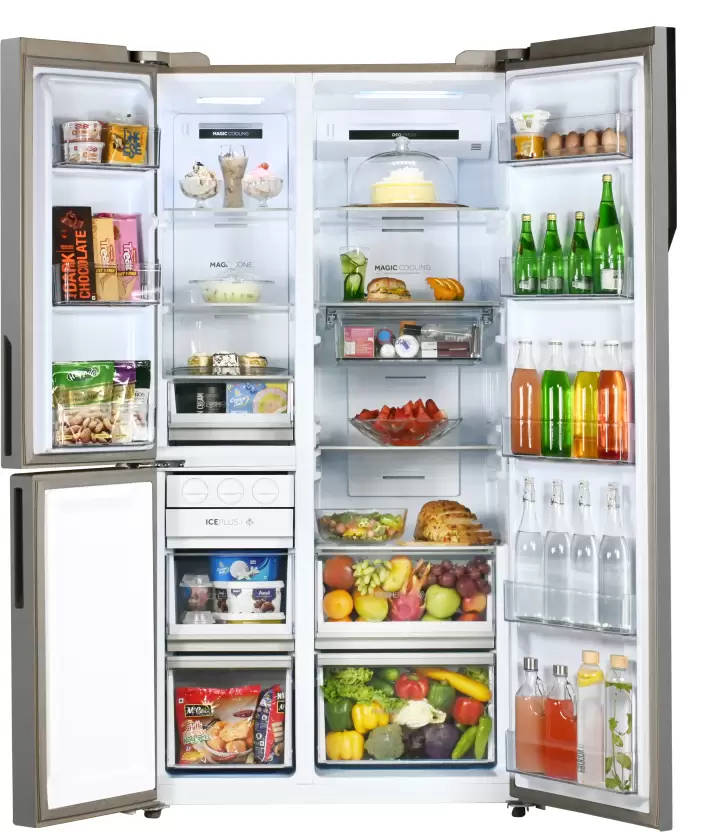 HRT-683GOG-P 628 L Inverter Frost Free Triple Door Refrigerator